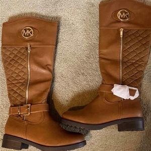 Michael kors knee-high brown boots
